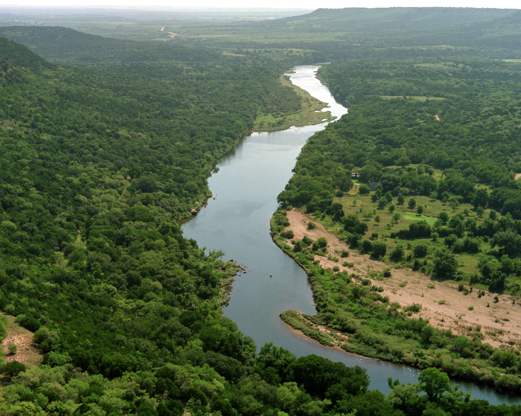 Brazos River in Palo Pinto County, TX